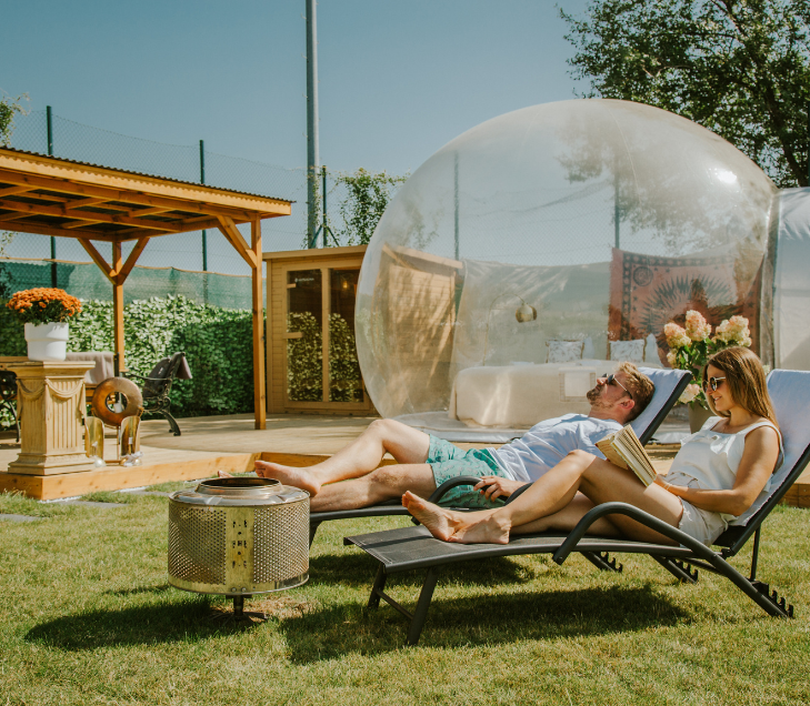 Bubble Hotel Krugsdorf  Exklusiv und luxuris