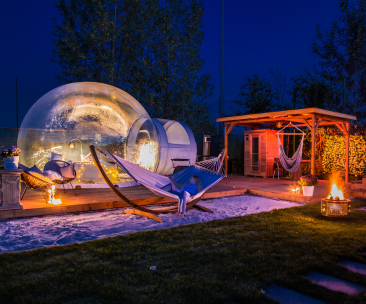 Bubble Hotel Krugsdorf  Exklusiv und luxuris