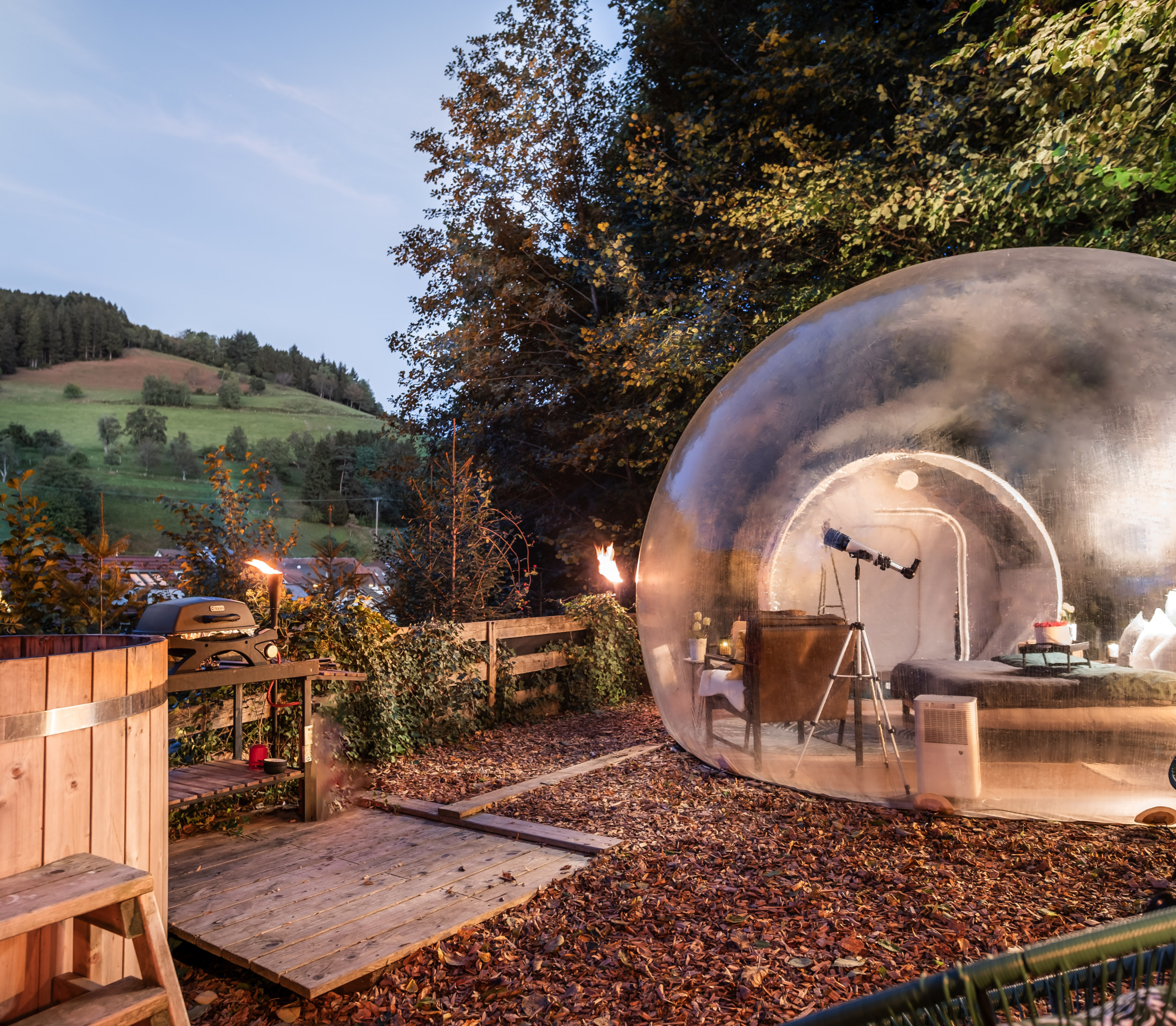Bubble Hotel Elzach  Dein Rckzugsort in der Natur