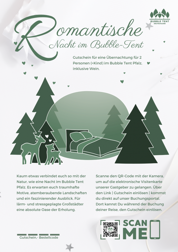 Bubble Tent Pfalz | Romantik Gutschein – Bild 5