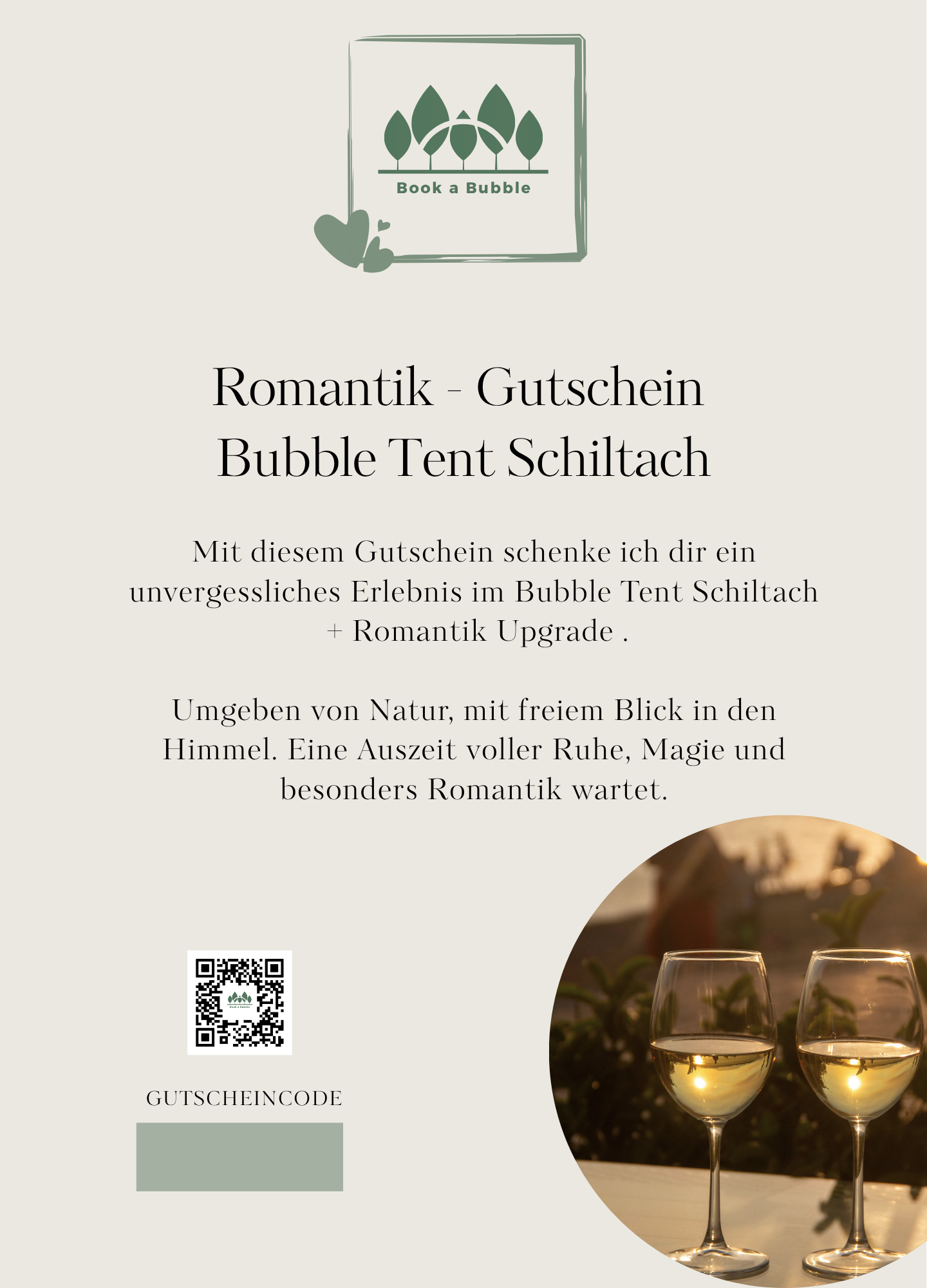Tente à bulles Schiltach | Bon romantique